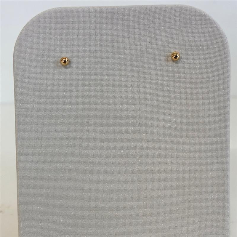 BRINCO INFANTIL BOLA LISA 2 MM BABY FOLHEADO A OURO 18K 