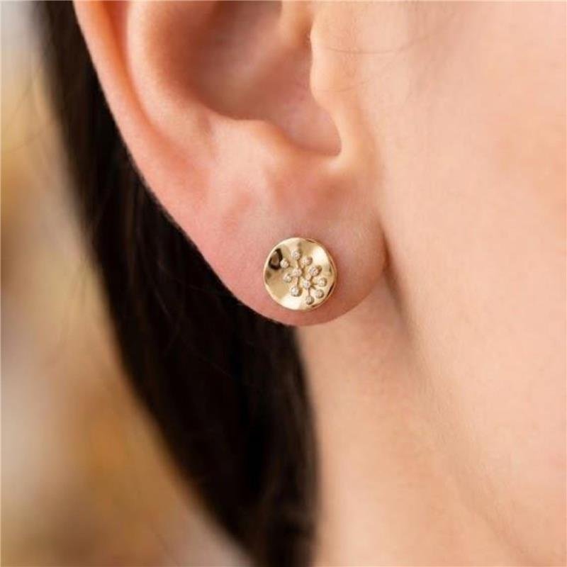 BRINCO CRAVEJADO FOLHEADO A OURO 18K 