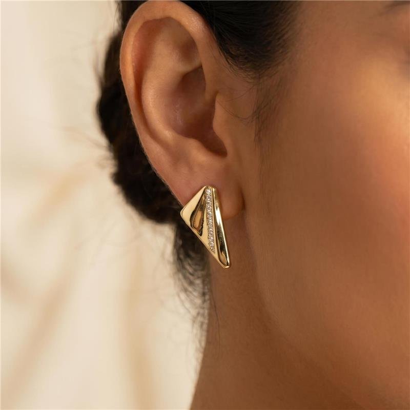 BRINCO ORGÂNICO FOLHEADO A OURO 18K