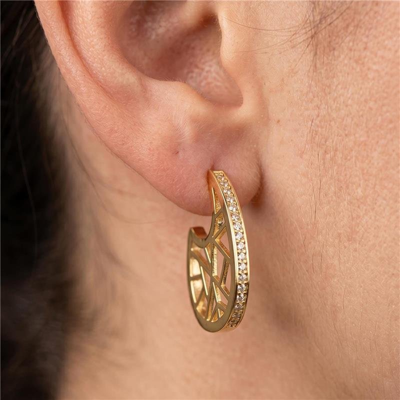 BRINCO ORGÂNICO FOLHEADO A OURO 18K 