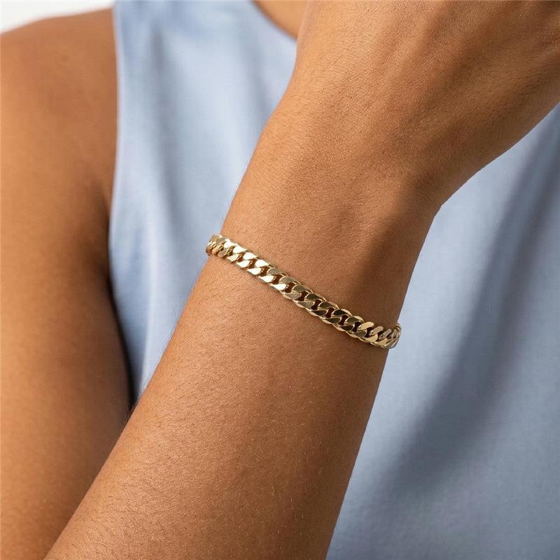 PULSEIRA MALHA COM FECHO RELÓGIO FOLHEADA A OURO 18K 