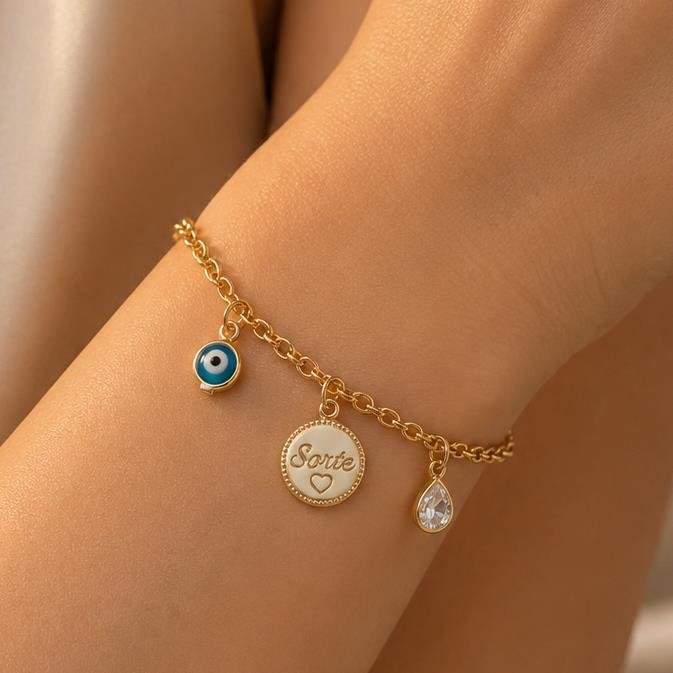 PULSEIRA PATUÁ FOLHEADA A OURO 18K 